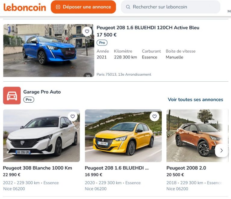 Pack Auto Visibilité Intégral leboncoin Solutions Pro